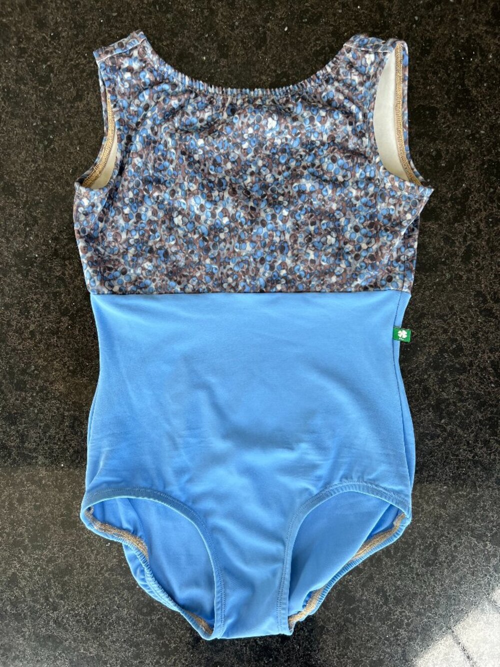 Luckyleo Flight Blue Adult Small Leotard